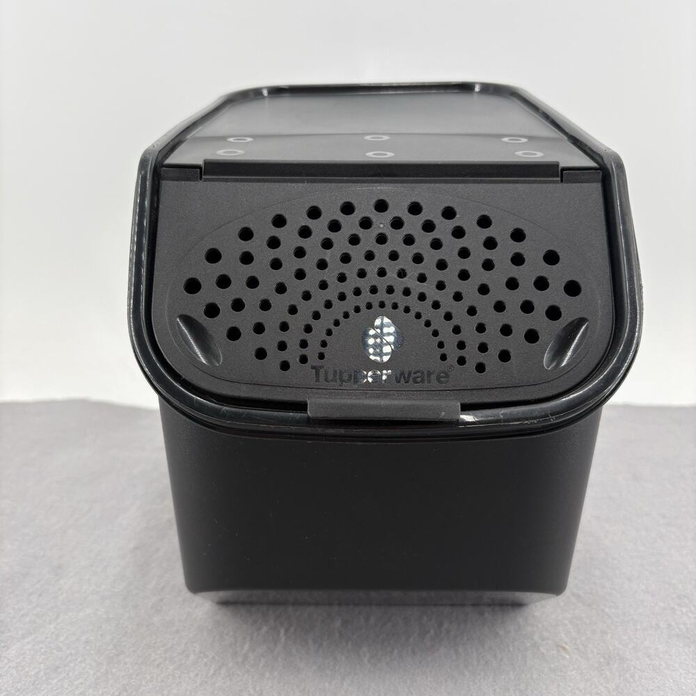 Tupperware Modular Mates Potato Onion Bin Smart Keeper Matching Black Lid 4322-A
